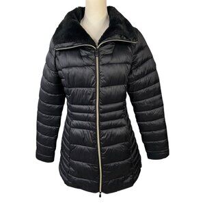 Save The Duck Women's Caroline Quilted Jacket Animal-Free Down Black Size L